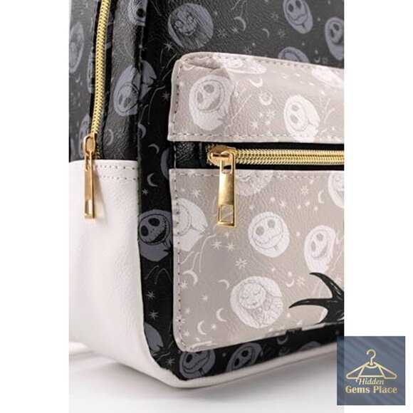 Disney Nightmare Before Christmas Mini Backpack PU Leather 10\